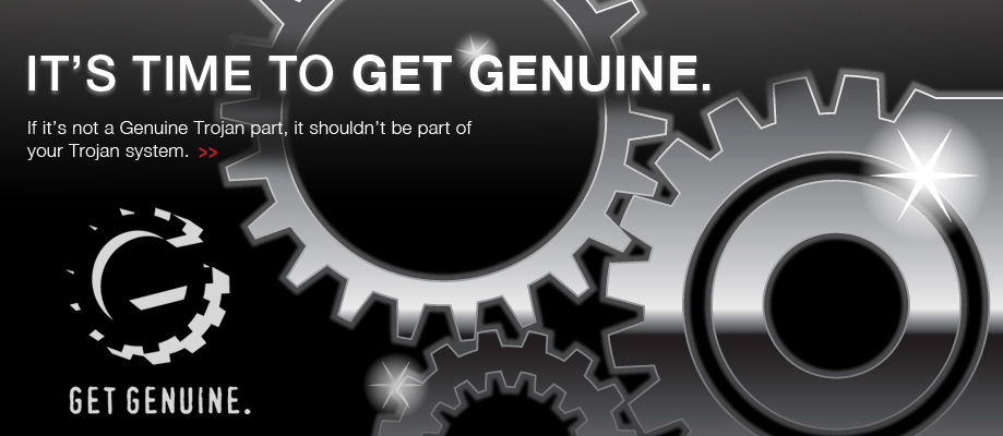 TrojanUV lamps and parts under the Get Genuine program ensures Trojan UV systems operate at peak performance.