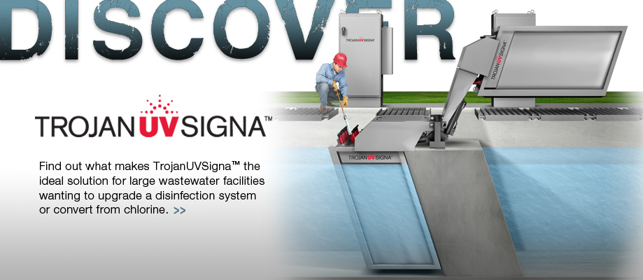 TrojanUVSigna incorporates our latest innovations, including TrojanUV Solo Lamp Technology, to reduce the total cost of ownership and drastically simplify operation and maintenance.
